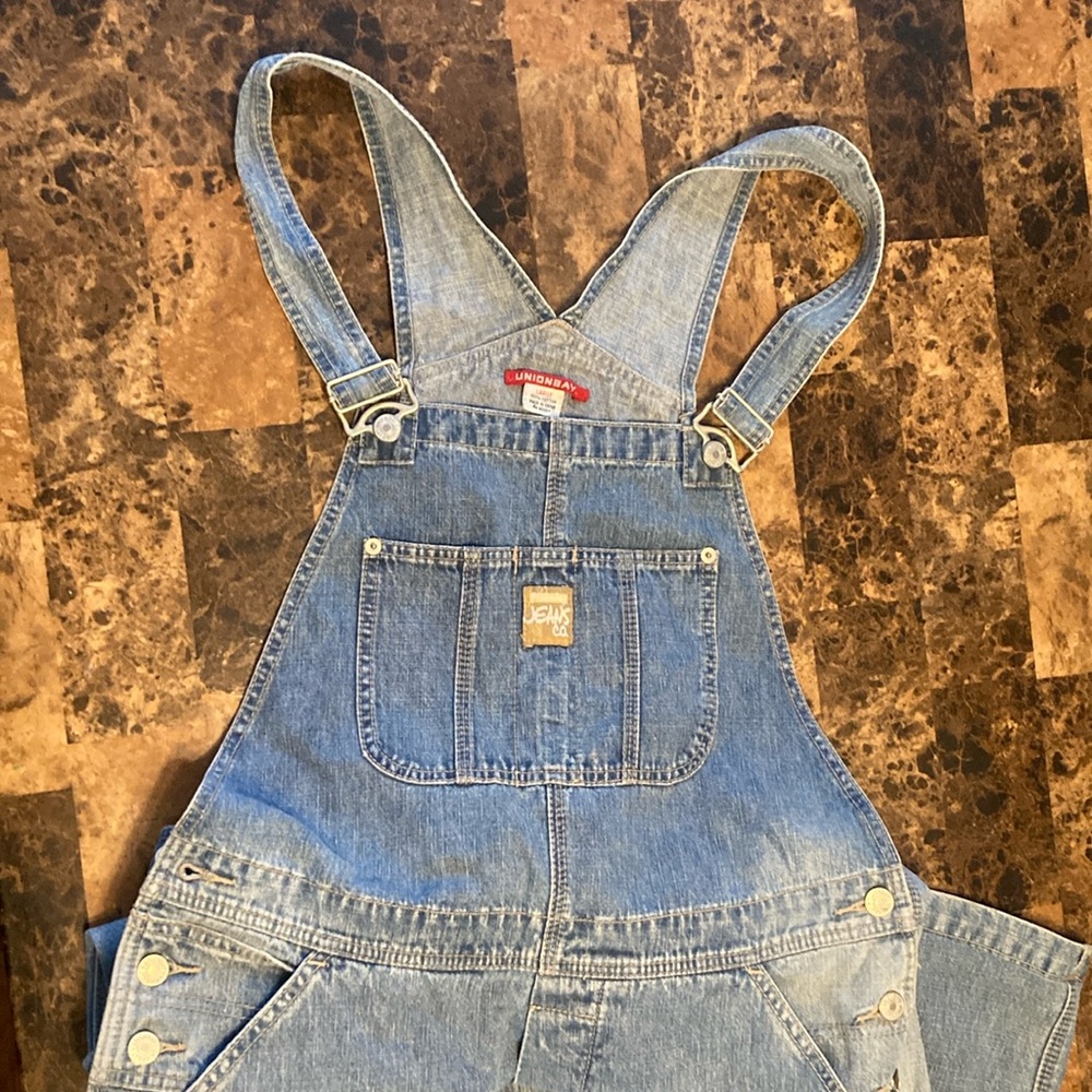 Union Bay men’s jean overalls size large
